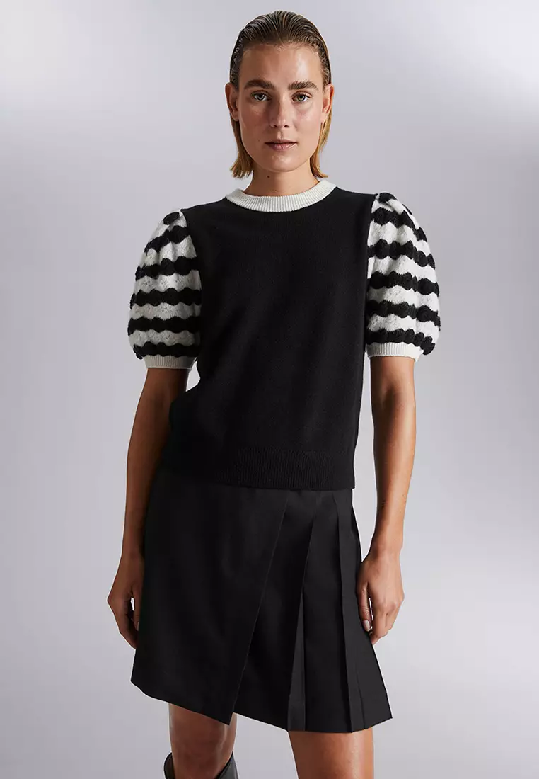 Buy Other Stories Crocheted Puff Sleeve Jumper 2024 Online