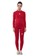 Tiento red Tiento Baselayer Manset Olahraga Long Sleeve Red dan Celana Legging Wanita Long Pants 1 Set 42971AA42C026BGS_1