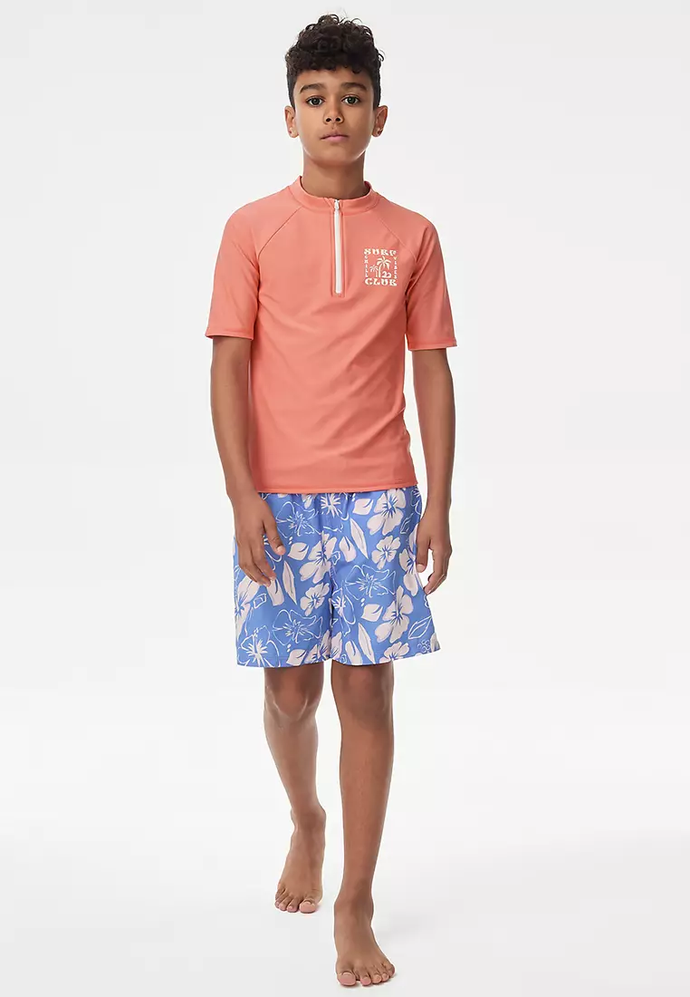 Quarter Zip Rash Vest