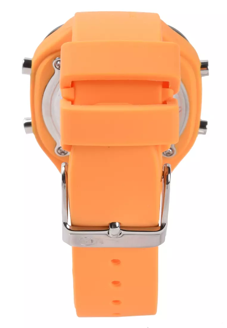 Alexandre Christie - Jam Tangan Wanita - Yellow - Rubber Strap - 9336 LHRIGBAYL