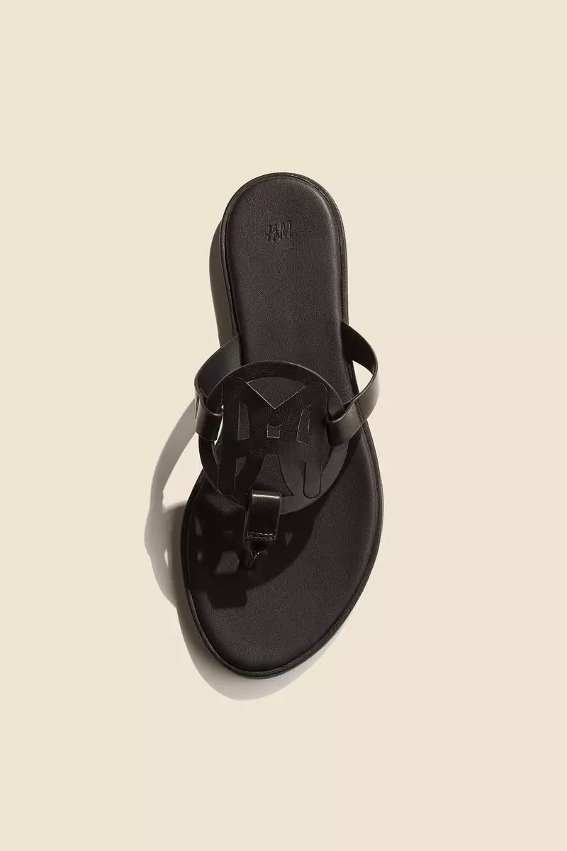 Discount on H&m  shoes - SKU: Monogram Flip Flops