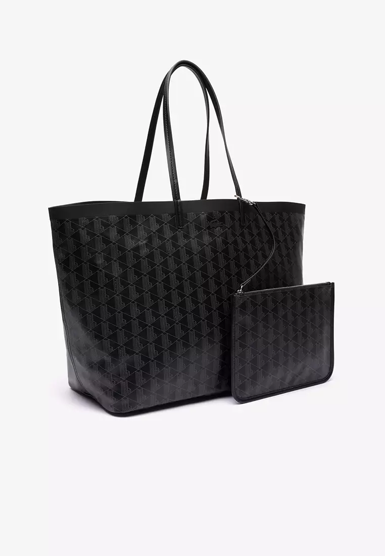 Buy Lacoste Zely Coated Canvas Large Tote 2024 Online | ZALORA Philippines