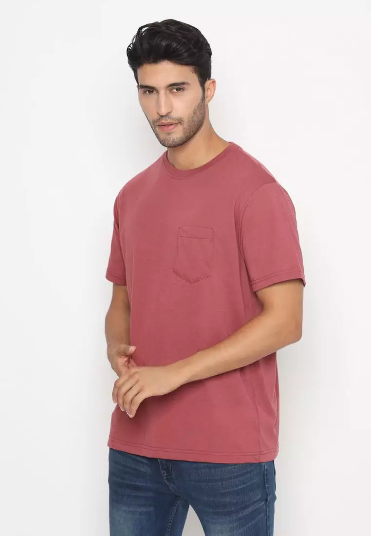 MATSUDA Kaos Polos Pocket T Shirt Cotton Chuo