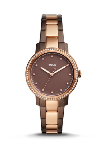 Jual Fossil Fossil Jam Tangan Wanita - Brown Rosegold 