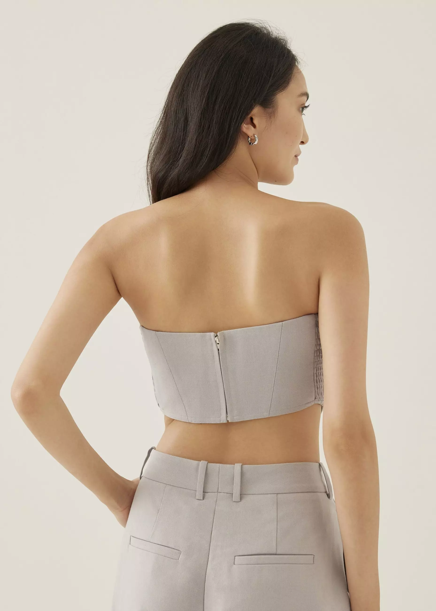 Atasan Wanita - Olwyn Bustier Crop Top