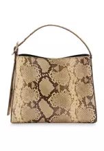 Mango snakeskin effect bag discount