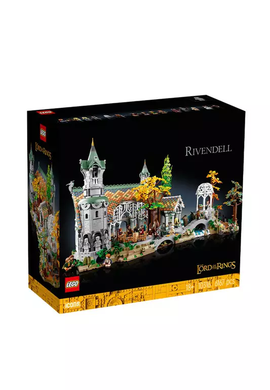 D2C Icons 10316 Lord of the Rings Rivendell, Age 18+, Building Blocks, 2023 (6167pcs)