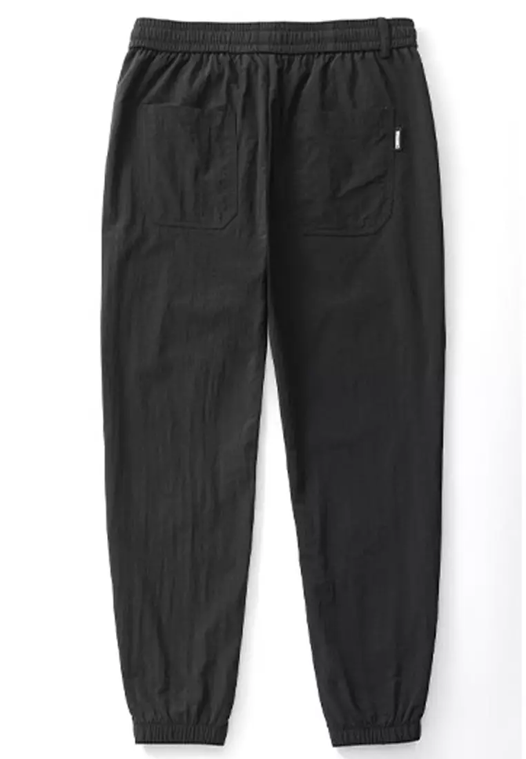 抽繩休閒束腳褲