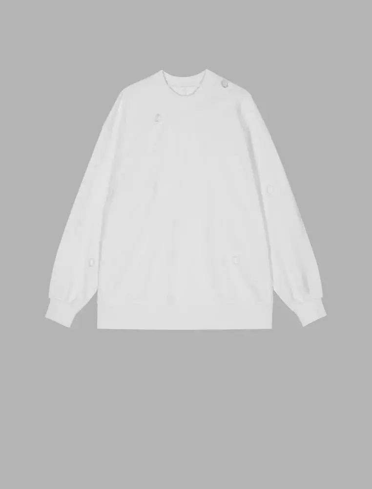 JNBY Women's Long-Sleeve Round Neck Lace-Up Hoodie