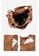 AOKING brown Leather Ladies Backpack Crossbody Bag 2 IN 1 165BAAC308B7C3GS_7