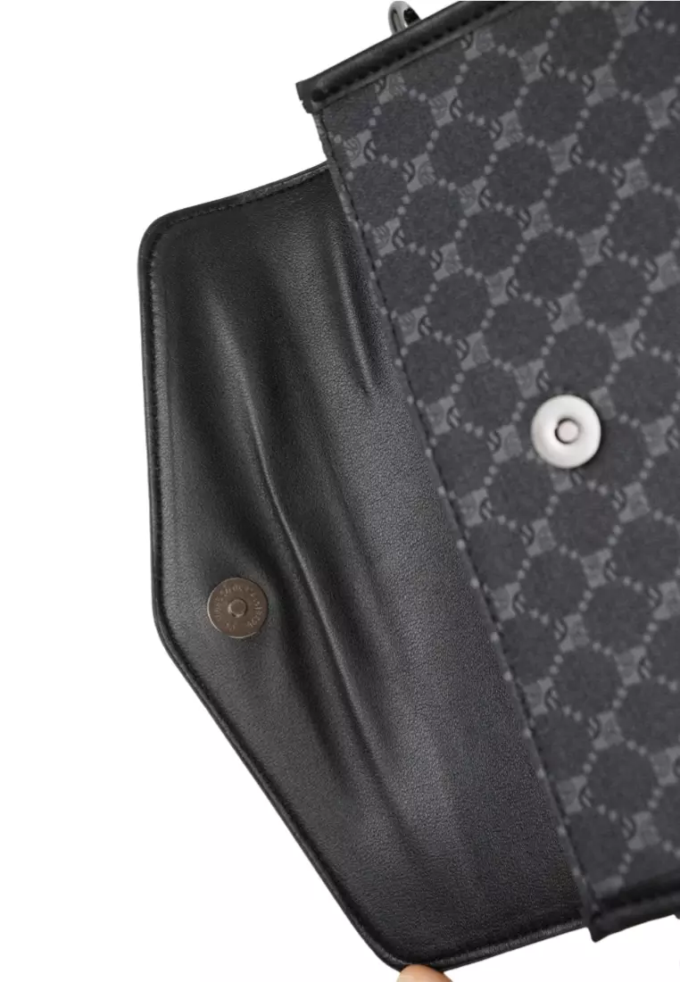 Men's Pattern Flap Crossbody Messenger Bags