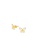 MJ Jewellery white and gold MJ Jewellery Butterfly Gold Earrings S154, 916 Gold 4A6EBAC4177640GS_2