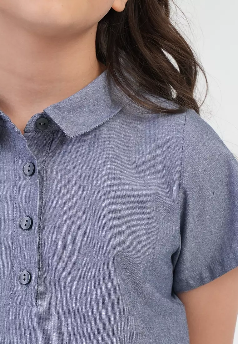 Treehouse Girls Poppy Polo-Style Girl's Blouse
