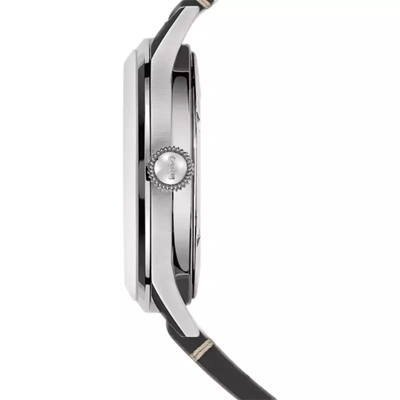 Jam Tangan Pria MIDO Multifort M040.407.16.060.00 Patrimony Automatic Anthracite Dial Black Leather Strap