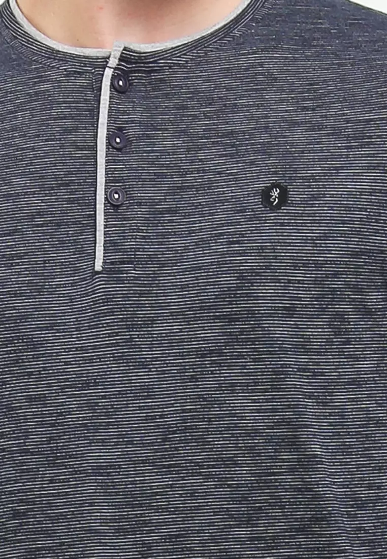 Cressida Henley Long T-shirt B005N