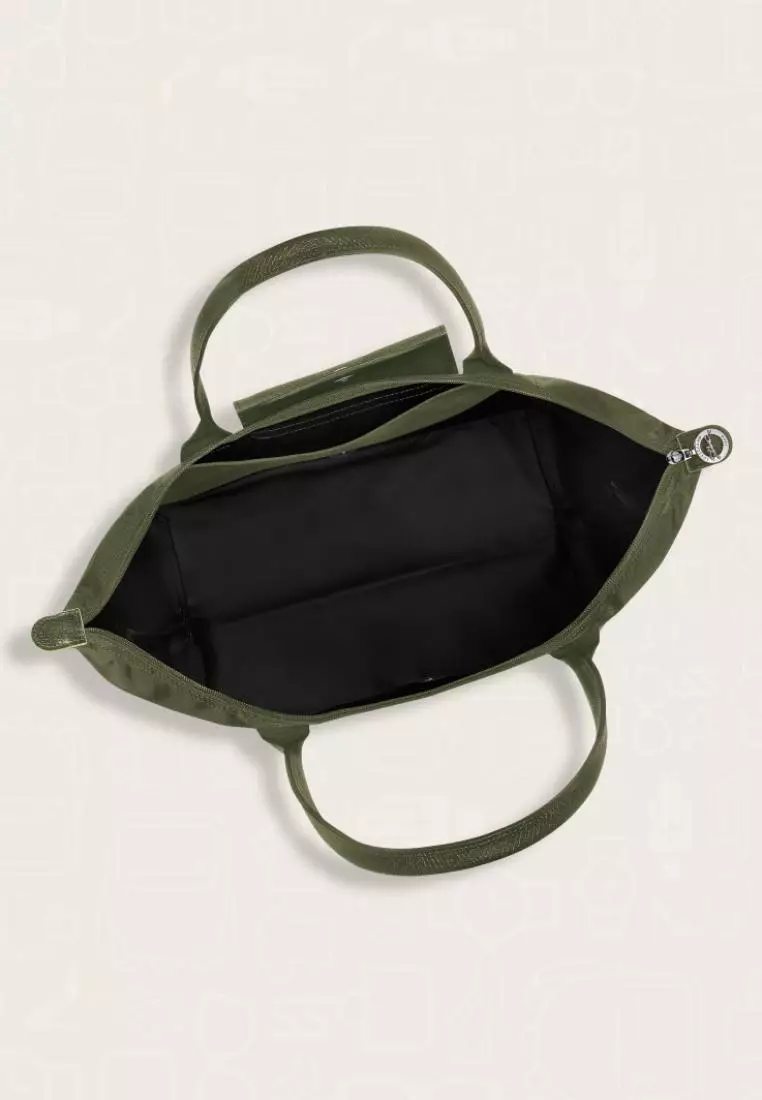 Longchamp Le Pliage Green Tote Bag L Forest