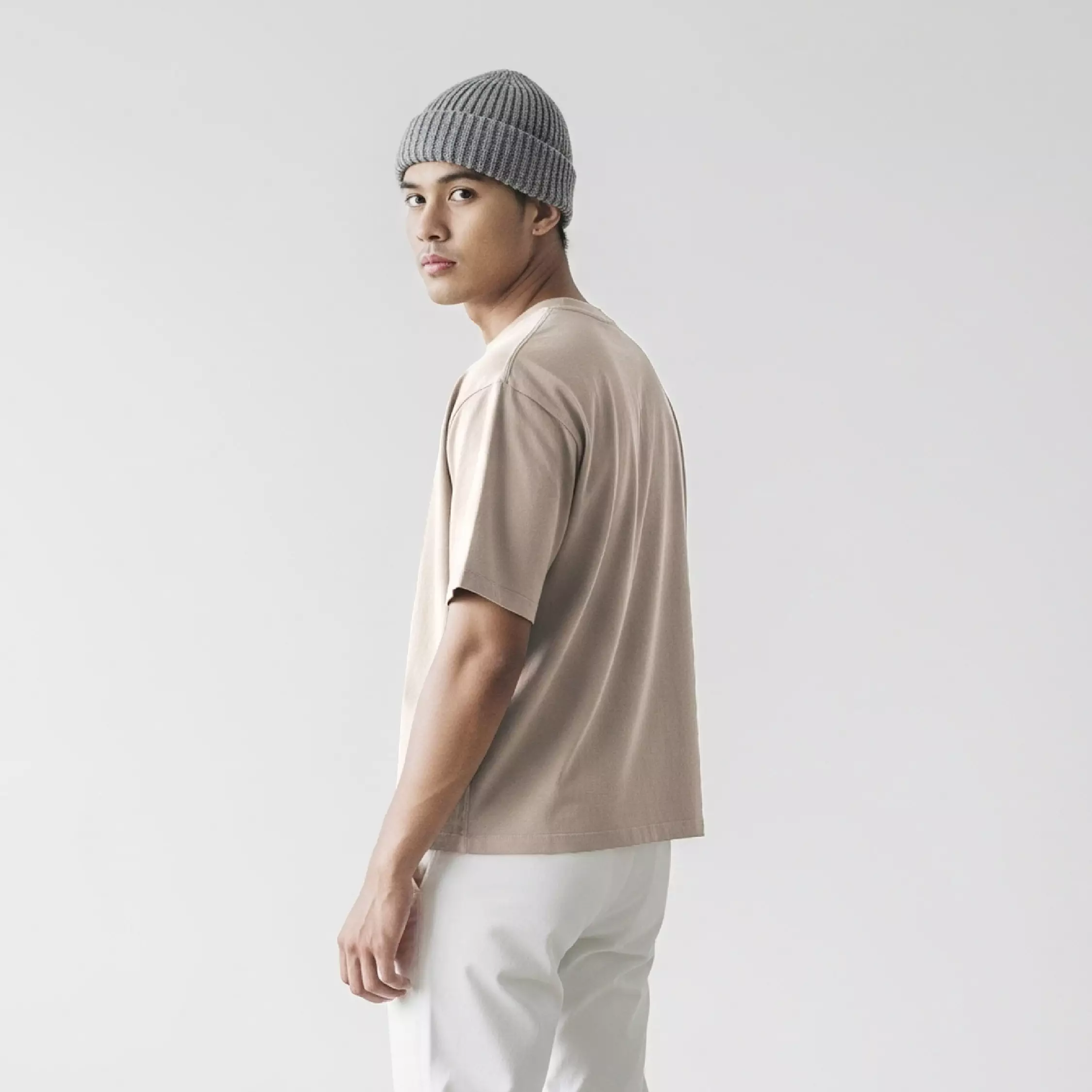 Kale Exo Light Brown / Atasan Kaos Pria / Baju Kaos Pria / Kaos Basic Pria / Kaos Boxy Fit / Kaos Korea