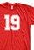MRL Prints red Number Shirt 19 T-Shirt Customized Jersey 771AAAAA138BF4GS_2