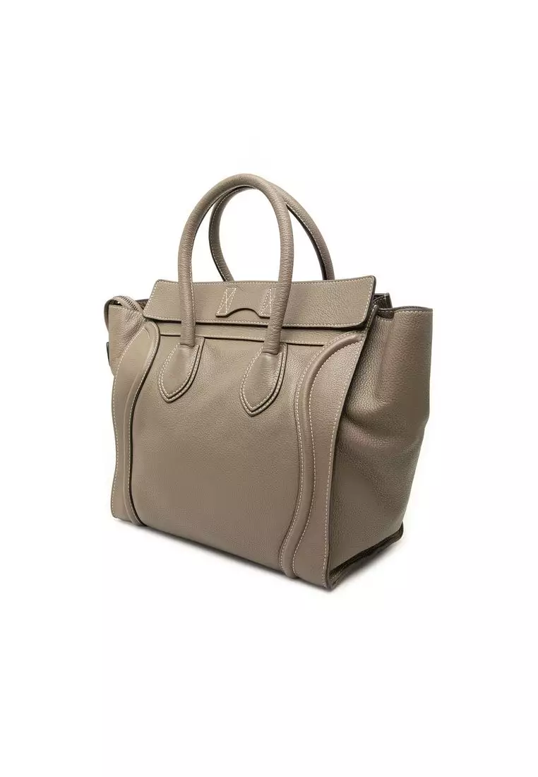 Pre-Loved Celine Mini Calfskin Luggage Tote