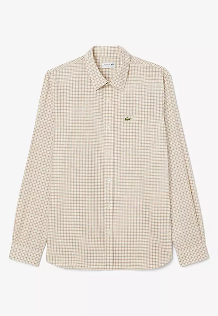 Regular Fit Plaid Flannel Shirt