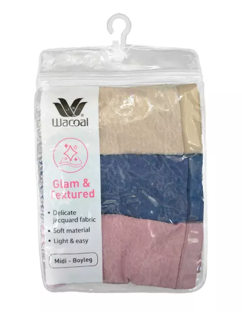 Wacoal Saver Pack IP 4173A - Glam & Textured - Midi Boyleg