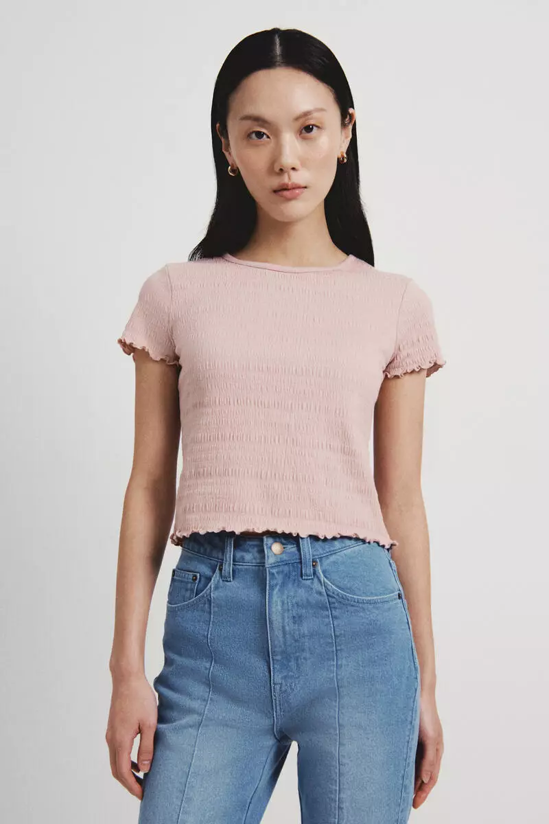 Smocked top