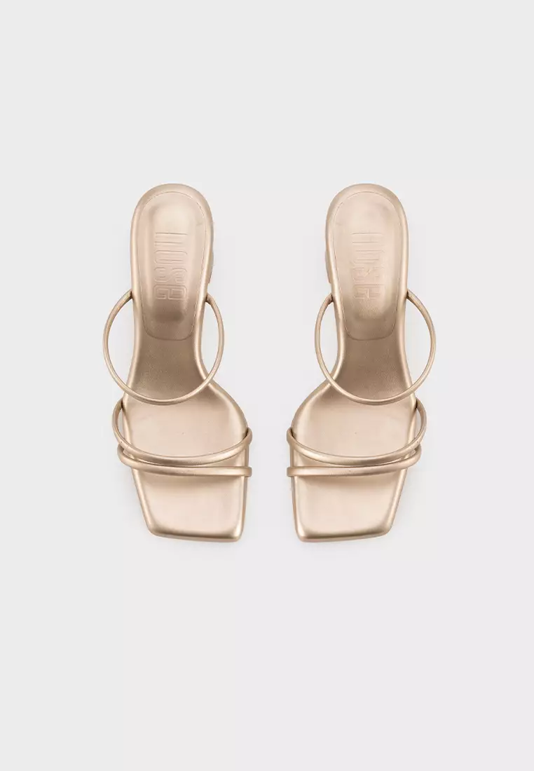 CLOUDFOAM STRAPPY BLOCK HEEL SLIDE