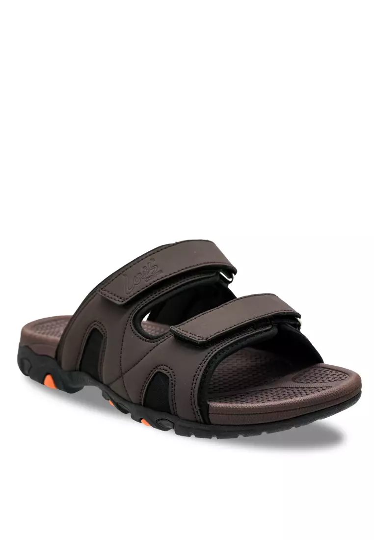 Men Slip On Faux Leather Classic Casual Sandals - 240241243