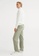 H&M green Regular Fit Corduroy Trousers 436C8AA9FDE643GS_4