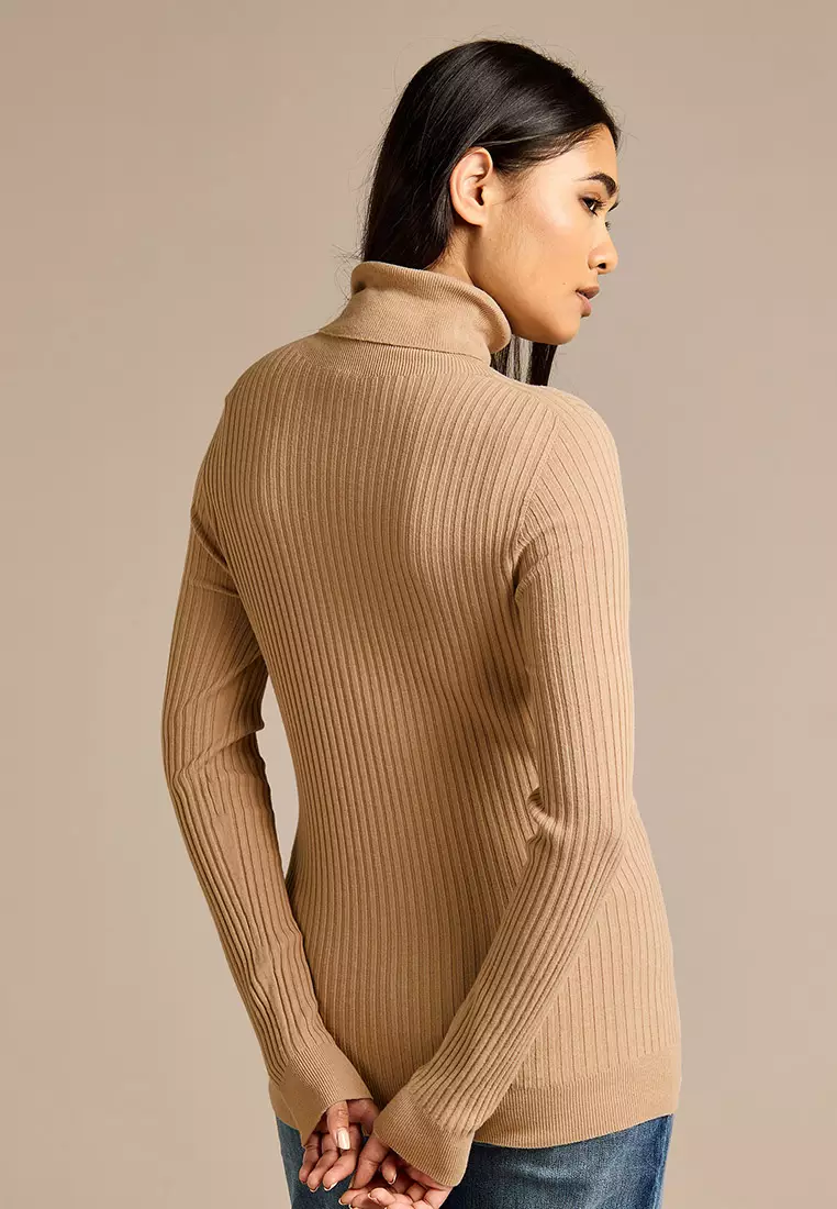 Lizzie Turtle Neck Fine Knit Jumper