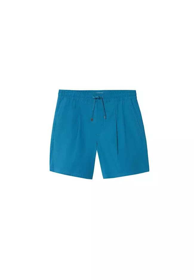 Cotton Shorts With Drawstring