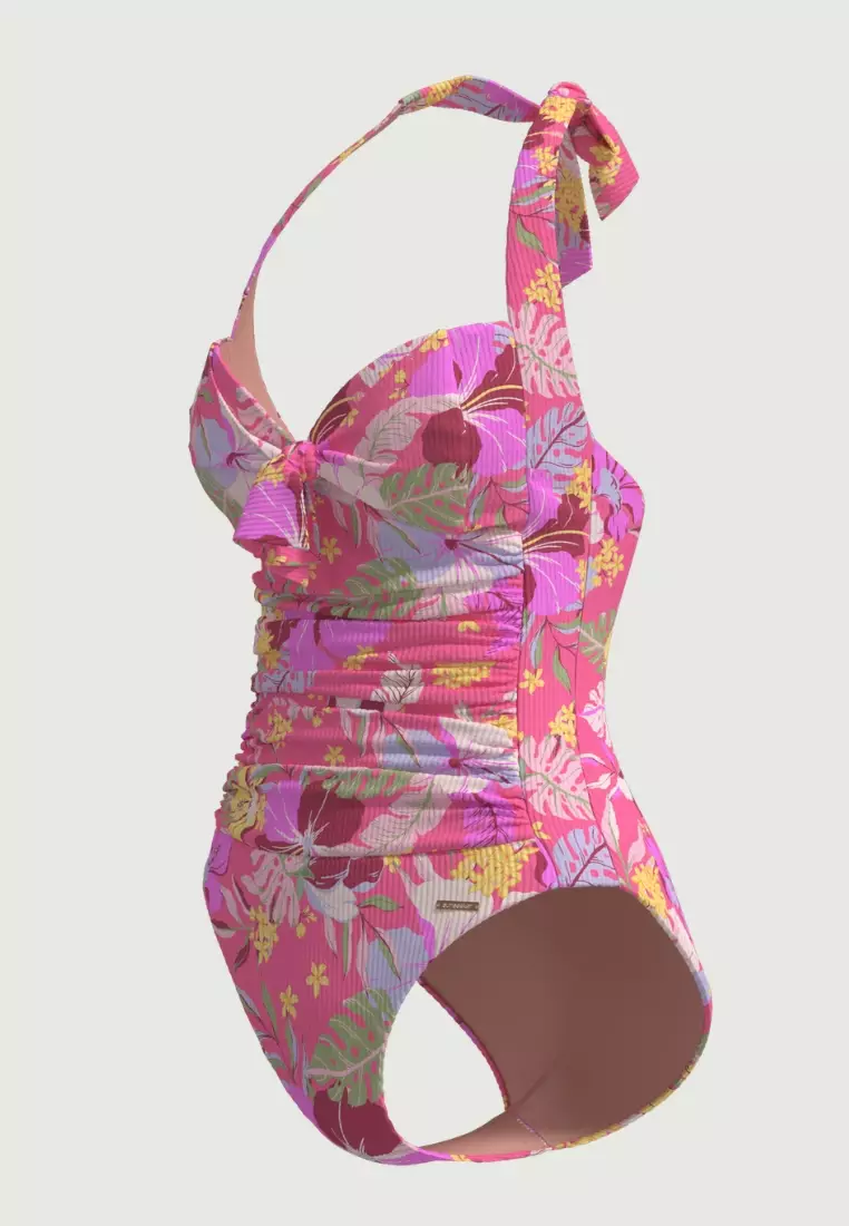 Daydream Pink Halter Onepiece