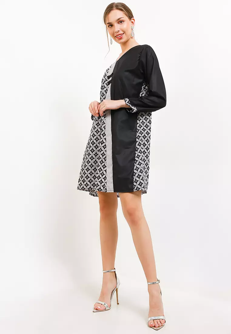 Mariana Tunik Batik Wanita Casual Modern Lengan Panjang