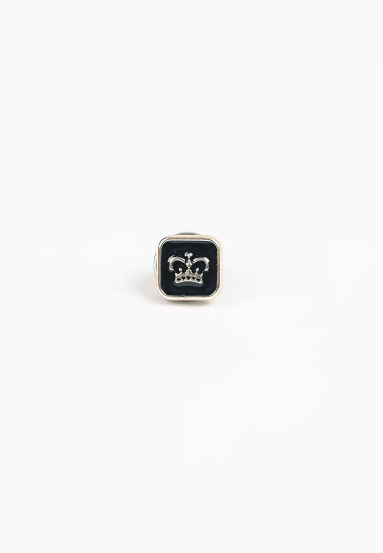 Houseofcuff lapel pin brooch bros untuk jas TUSUK HITAM A02
