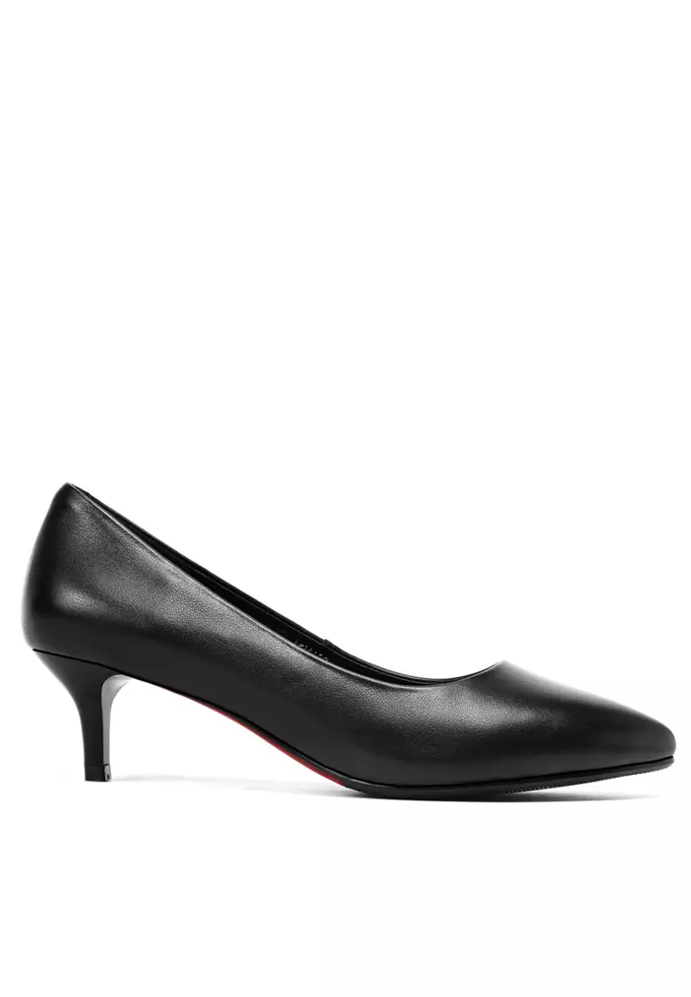 Discount on Twenty Eight Shoes  shoes - SKU: Leather Uniform Pointy Pumps 1656