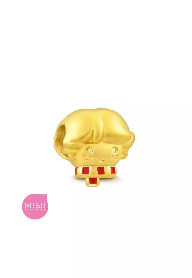 999 Gold Harry Potter Ron Weasley Charm for Women & Men 92748C [Bracelet not included]