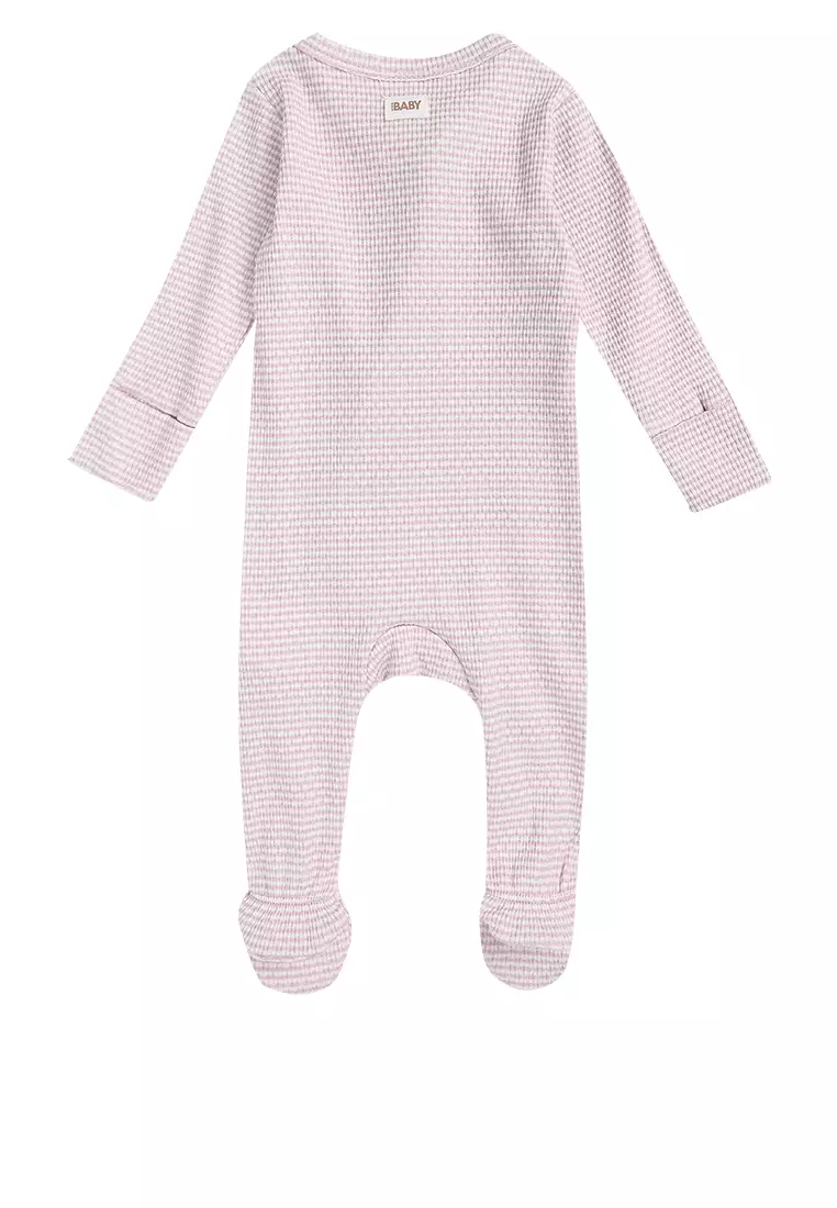 Organic Pointelle Zip Romper