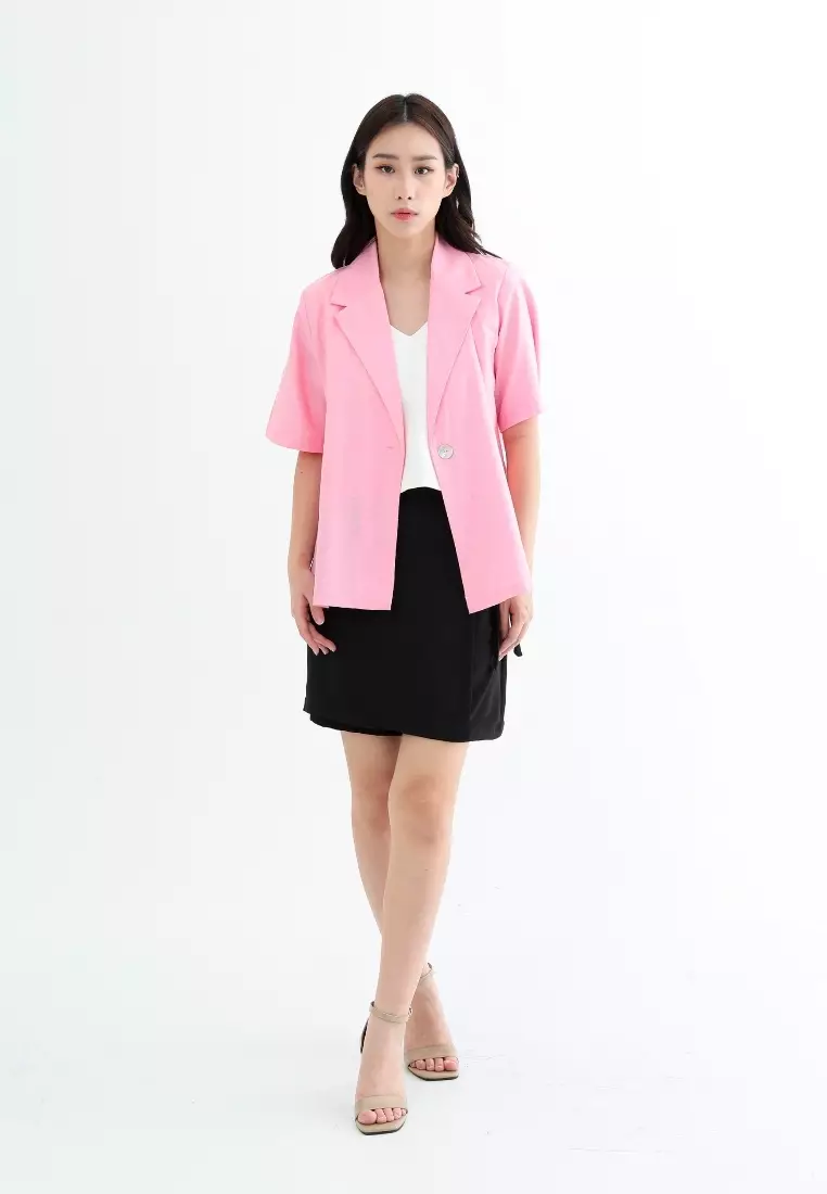 Millle Fleur Everyday Outer Blazer Pink