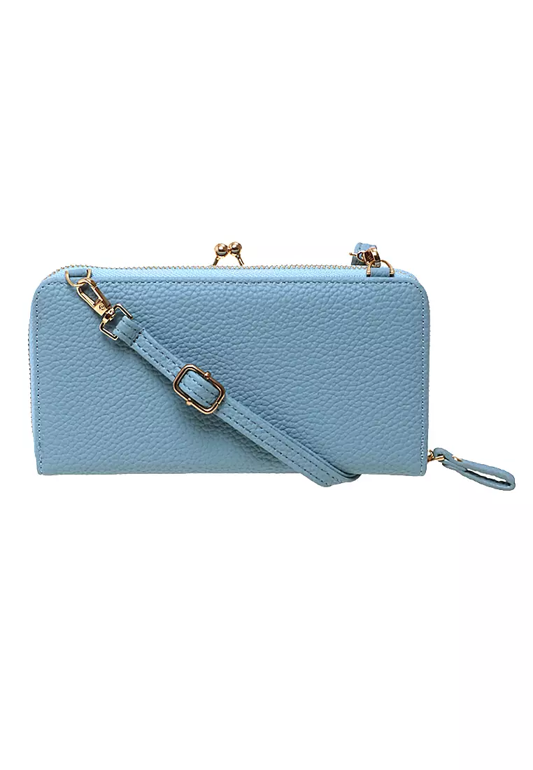 Tas Selempang Wanita Sling Bag Dompet Hp Multifungsi Many Slot Material PU Leather ORIGINAL