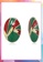 estele green Estele Gold Tone Designer Green Passion Enamel Stud Earrings For Women A7177AC50AF300GS_4