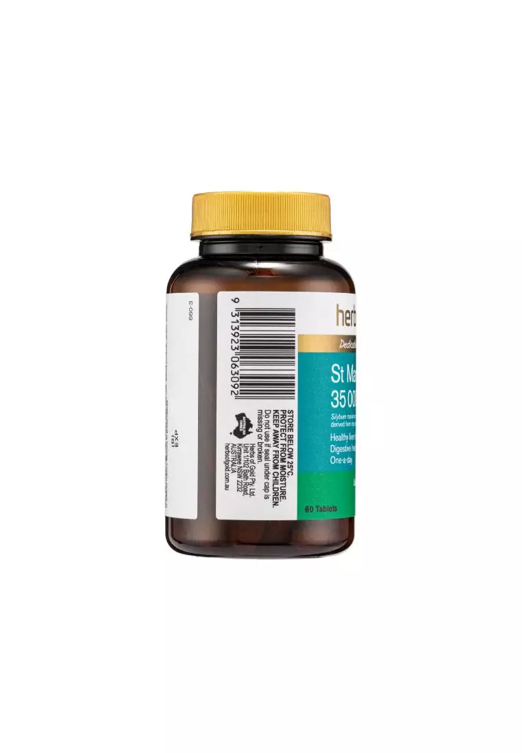 Herbs Of Gold St Mary'S Thistle 35000Mg  60Tab