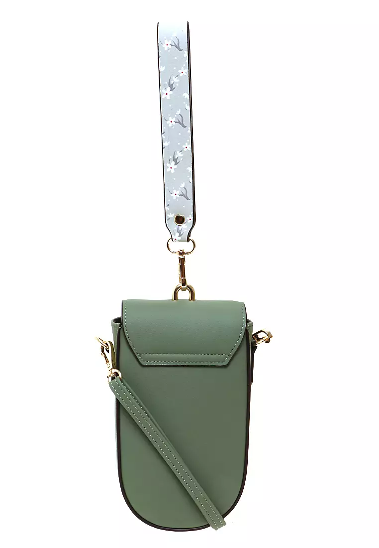 Tas Selempang Fashion Wanita Sling Bag Uniqe Design Material Leather Kulit ORIGINAL