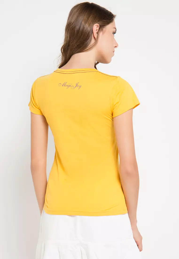 Print Enjoy Your Day short sleeve Tshirt