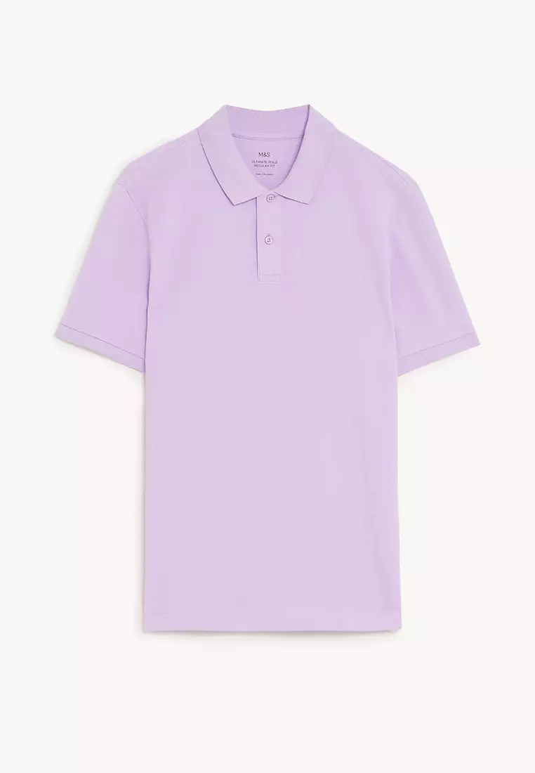 Pure Cotton Pique Polo Shirt