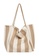 Sunnydaysweety beige Simple Small Fresh Big Striped Canvas Bag Ca21051314KI B4237ACD742618GS_1