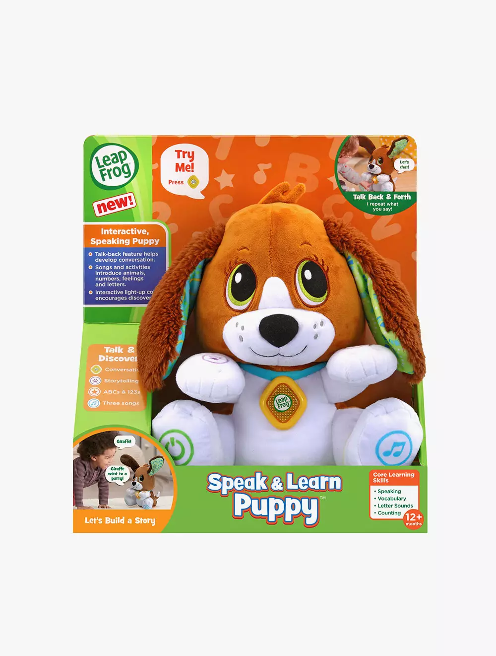 Leapfrog Speak and Learn Puppy - LPF80-610100 - Multicolor