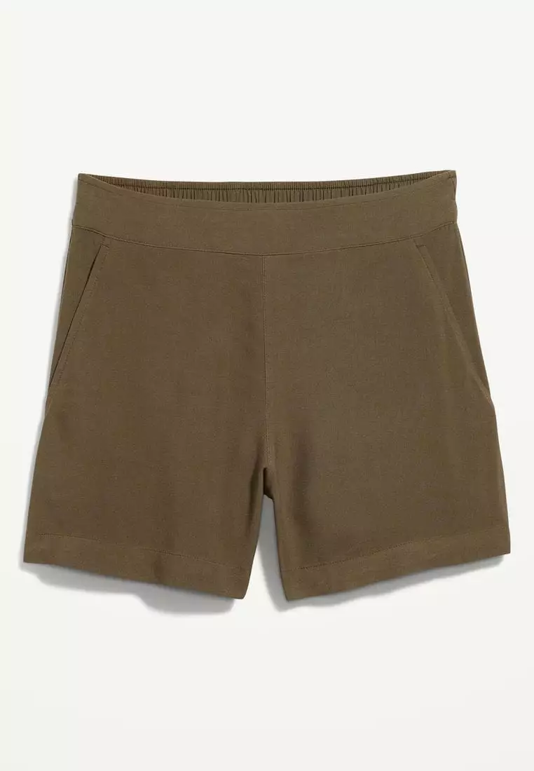 High-Waisted Playa Shorts -- 4-inch inseam