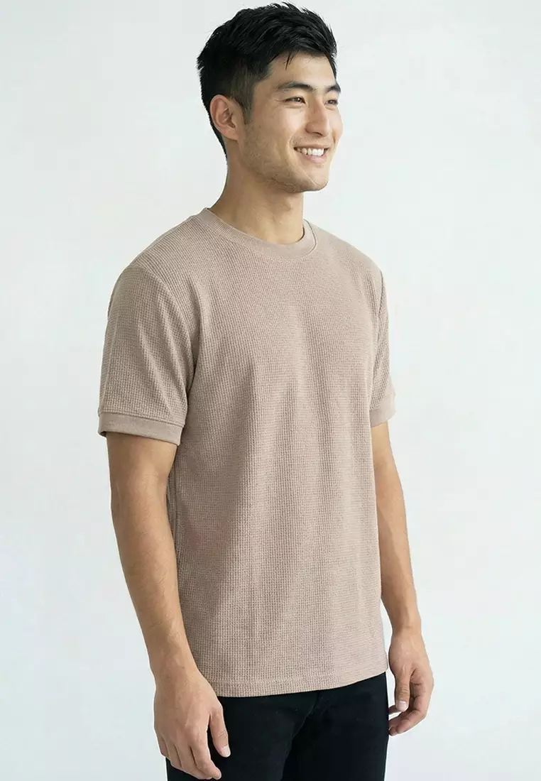 Jairus Textured Waffle Tee