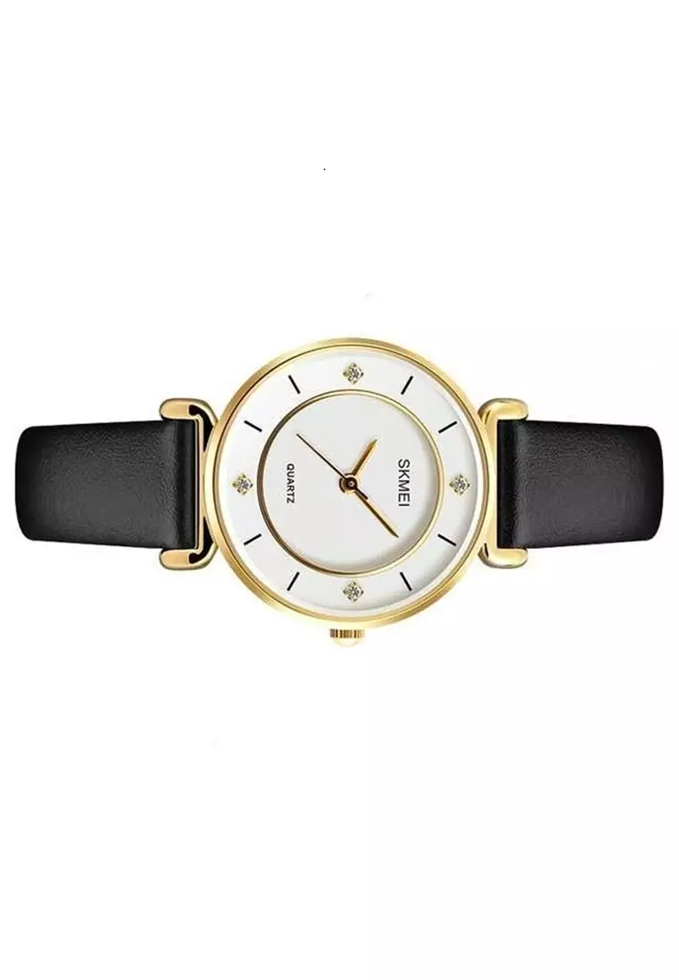 Jam Tangan Casual Analog Wanita Waterproof Strap Tali Material PU Leather KT55 ORIGINAL