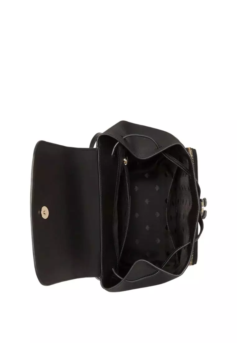 Jual Kate Spade Kristi Medium Flap Backpack Black Original 2023 ...